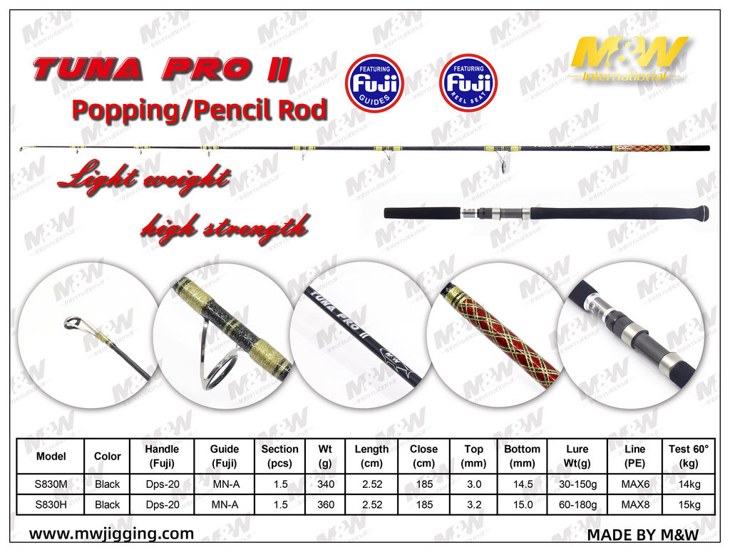 100％安い Rod Popping II Pro Tuna ロッド 釣り用具 Jlc sp4860476491831uwav