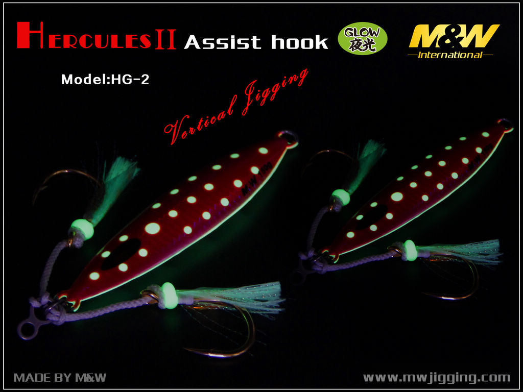Hercules II Assist Hook(HG2) Jigging hook Hook Products M&W