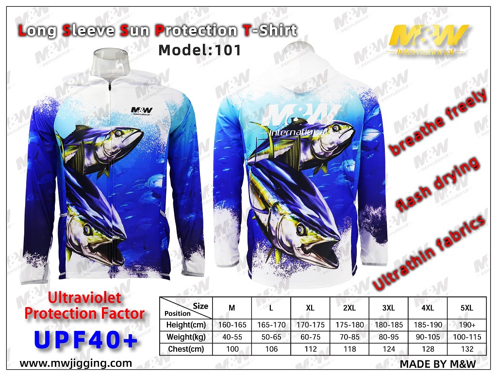 Long Sleeve Sun Protection T-shirt(101)