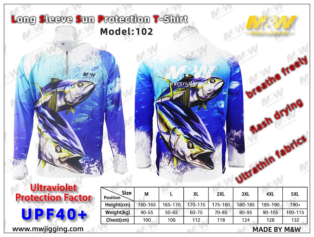 Long Sleeve Sun Protection T-shirt(102)