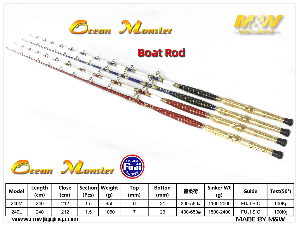 Ocean Monster Boat Rod