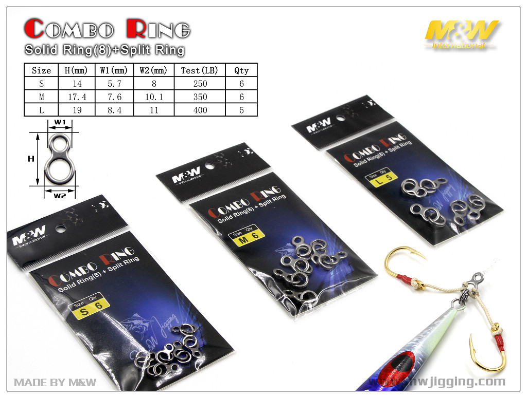 Combo Ring(Solid Ring(8)+Split Ring)