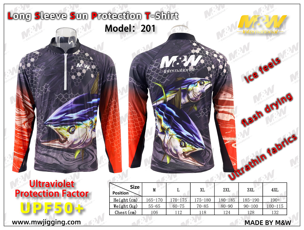 Long Sleeve Sun Protection T-shirt(201)