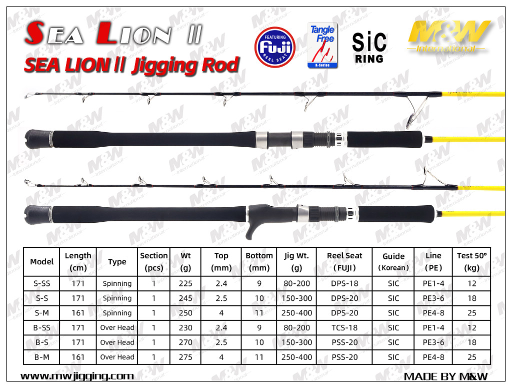 SEA LION Ⅱ Jigging rod